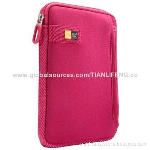 Logic Carrying Case (Sleeve) for 7" iPad Mini, Tablet, Pink, Weather-resistant, Polyester